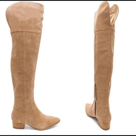 New SPLENDID NEW IN BOX 7.5 light suede boots $220 - Picture 11 of 12